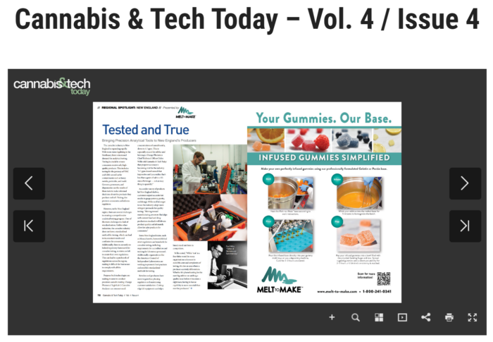 Cannabis & Tech Today features Orange Photonics LightLab 3 Cannabis Analyzer in Volume 4, Issue 4