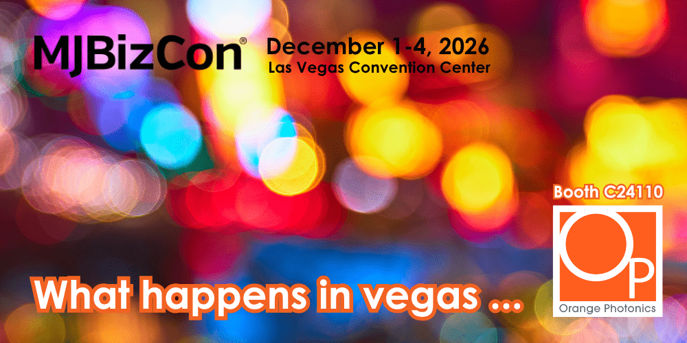 MJBizCon 2026 Las Vegas Orange Photonics
